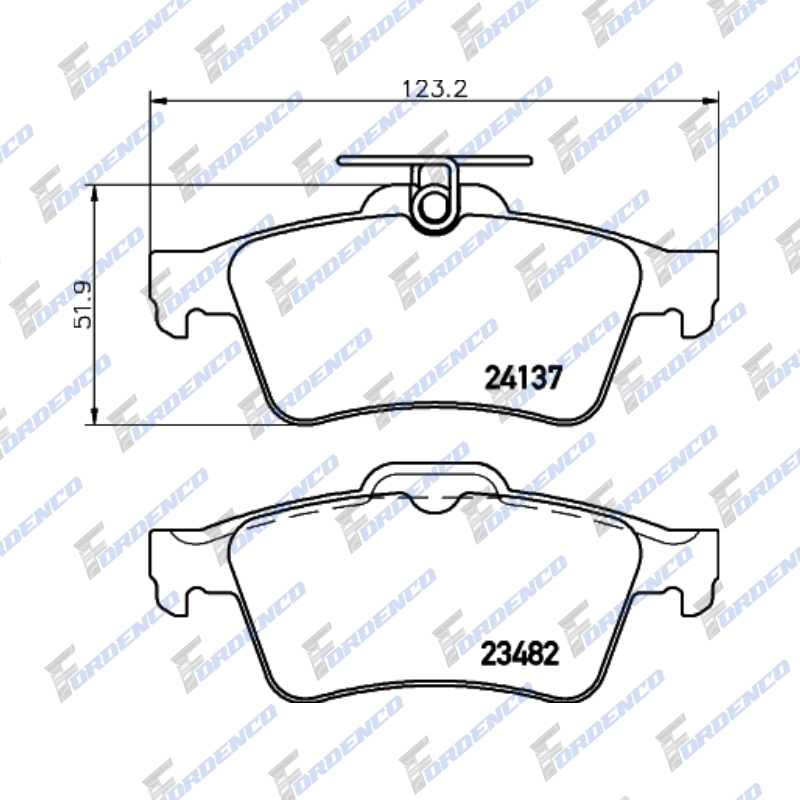 Jeu plaquettes de freins Mintex Focus ST225