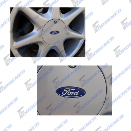 Kit 4 badges Ford en gel pour jantes 7 branches